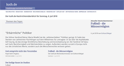 Desktop Screenshot of kath.de