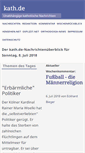 Mobile Screenshot of kath.de