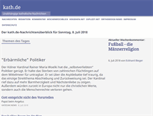 Tablet Screenshot of kath.de